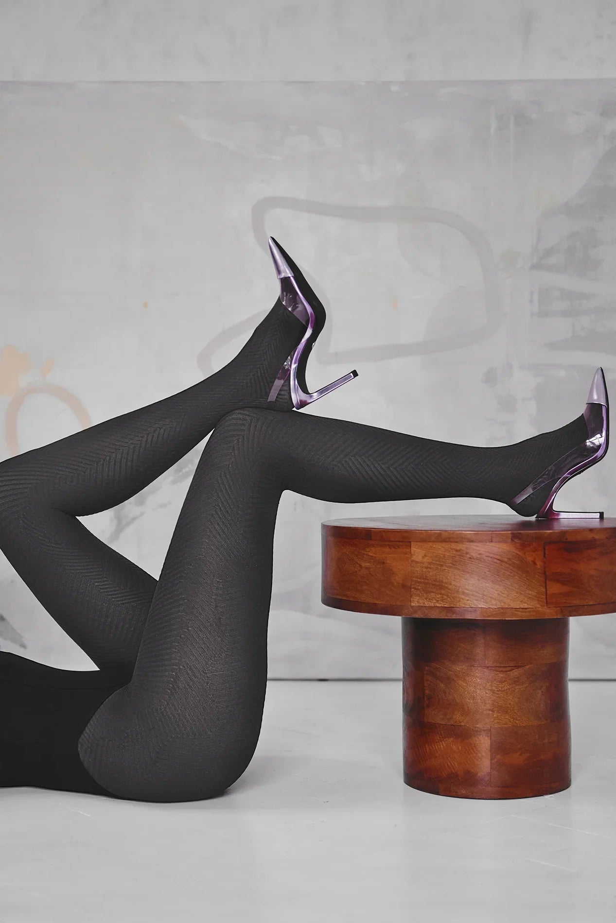 CORINA - RAJSTOPY WZORZYSTE Z MIKROFIBRY CODE 280 - AW2022